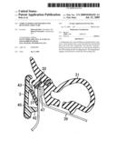 Vehicle door sash molding end retention structure diagram and image