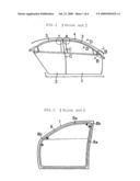 Vehicle door sash molding end retention structure diagram and image