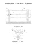 QUICK ACTION PADLOCK PROTECTOR POUCH AND CHAIN LOCKING SYSTEM diagram and image