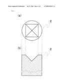 SHANK AND DIAMOND SCRIBER ASSEMBLED THEREWITH diagram and image