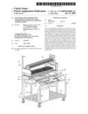 In-ovo injection machine with transversely movable egg tray assembly for manual egg transfer after injection diagram and image