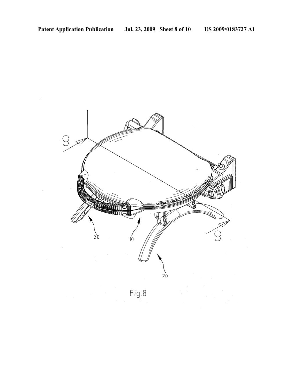 Holding Construction of Barbecue Stove - diagram, schematic, and image 09