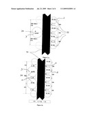 PROCESS FOR THE CONTINUOUS CASTING OF FLAT METAL PRODUCTS WITH ELECTROMAGNETIC STIRRING AND IMPLEMENTATION INSTALLATION diagram and image