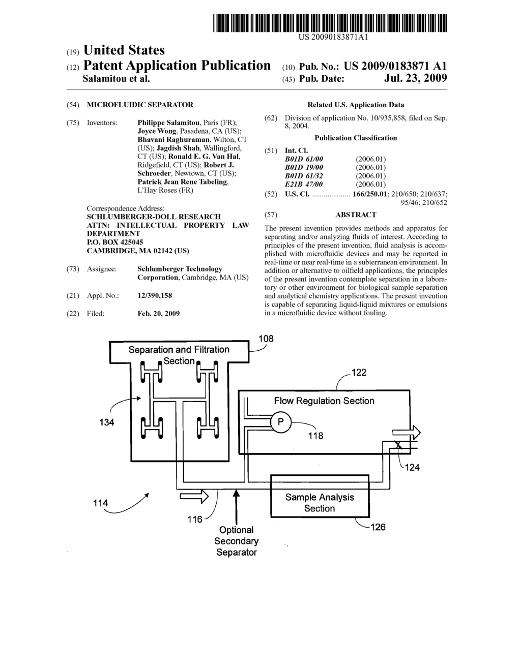 MICROFLUIDIC SEPARATOR - diagram, schematic, and image 01