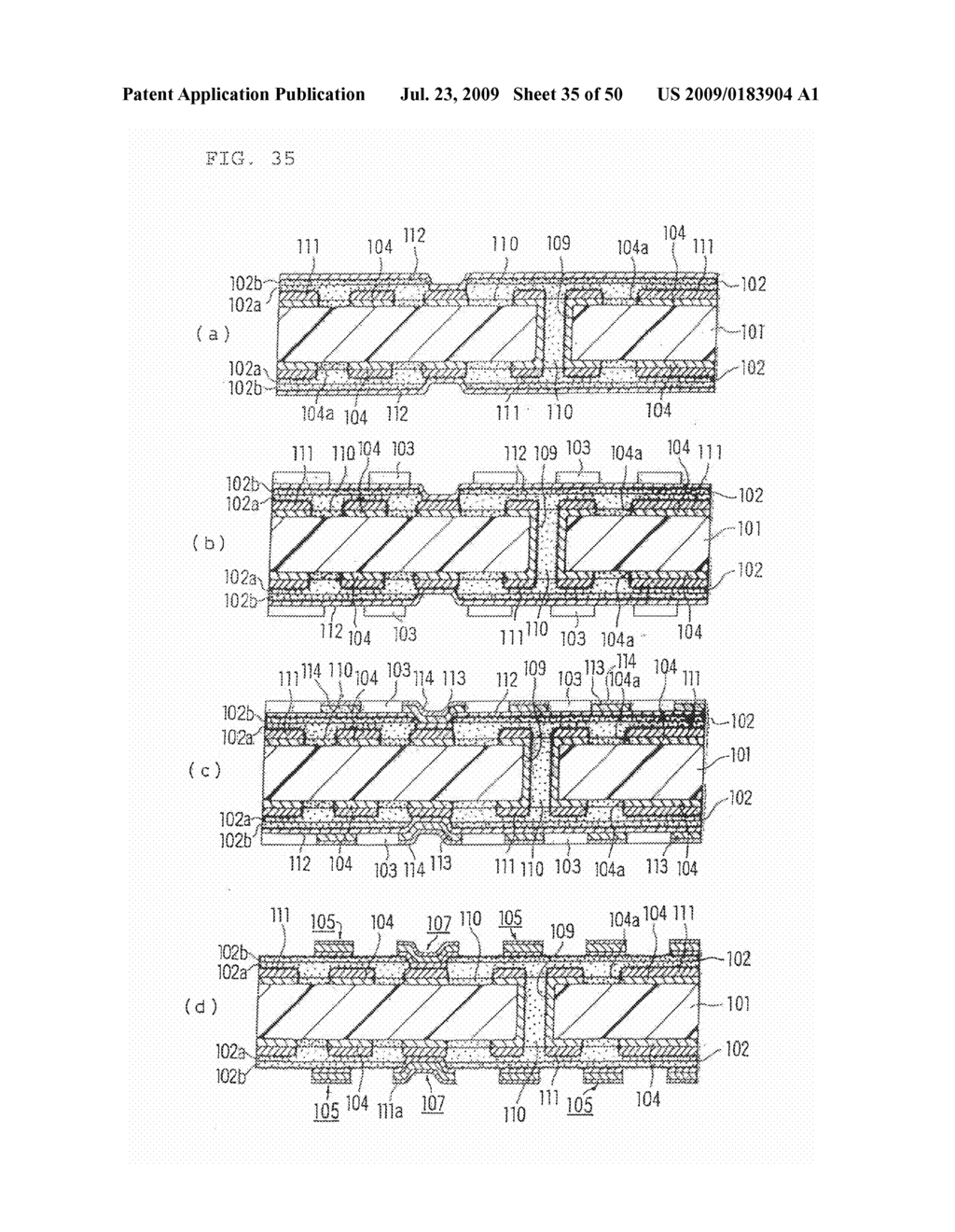 PRINTED WIRING BOARD AND METHOD FOR PRODUCING THE SAME - diagram, schematic, and image 36