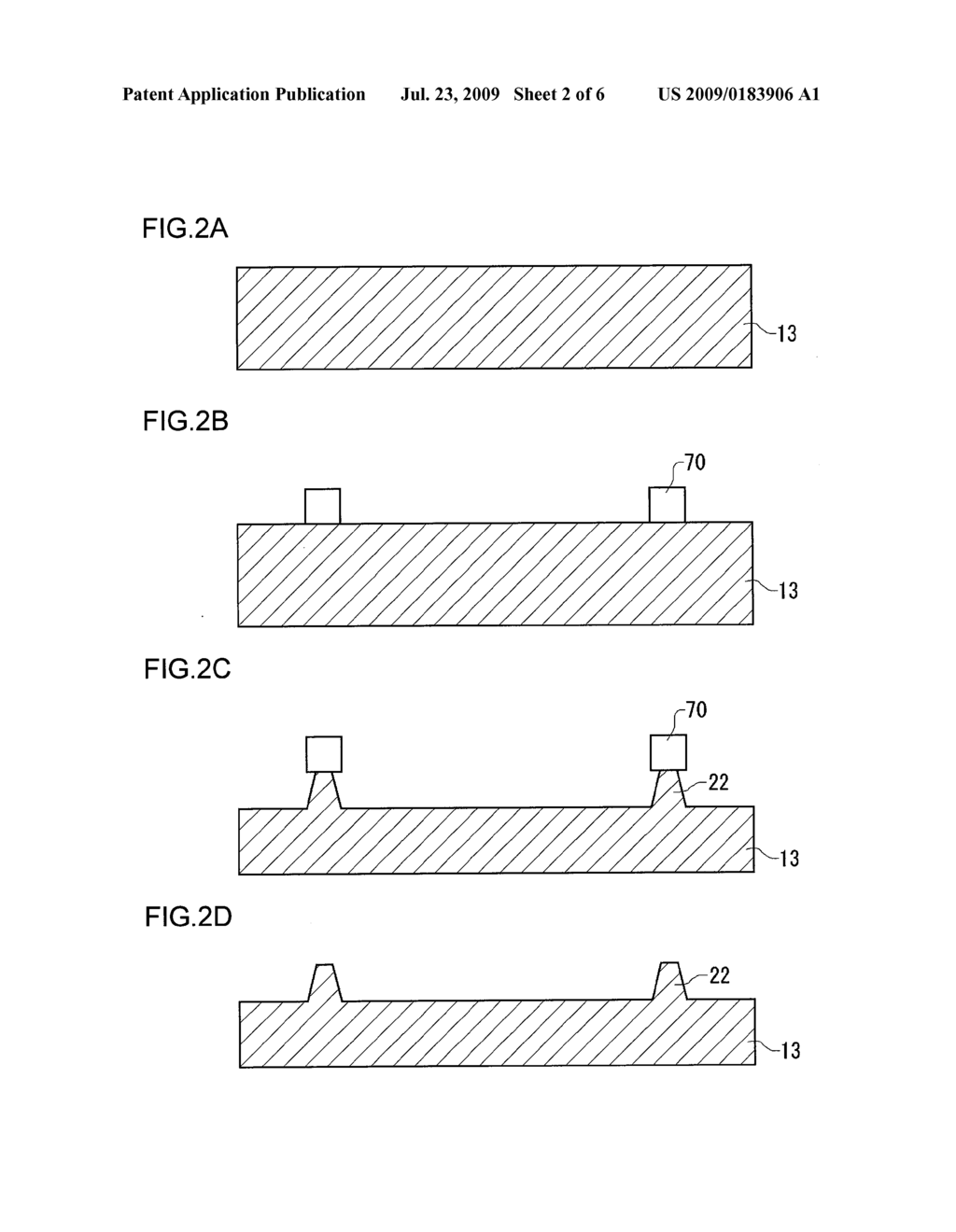 SUBSTRATE FOR MOUNTING DEVICE AND METHOD FOR PRODUCING THE SAME, SEMICONDUCTOR MODULE AND METHOD FOR PRODUCING THE SAME, AND PORTABLE APPARATUS PROVIDED WITH THE SAME - diagram, schematic, and image 03