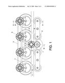 LINEARLY ACTUATED ROTATING HANDRAIL SYSTEM FOR ESCALATORS AND MOVING WALKWAYS diagram and image