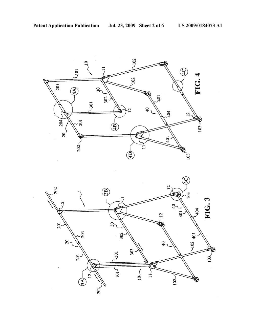 Clothes hanging stand device - diagram, schematic, and image 03