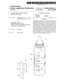 Temperature-sensing feeding bottle structure diagram and image