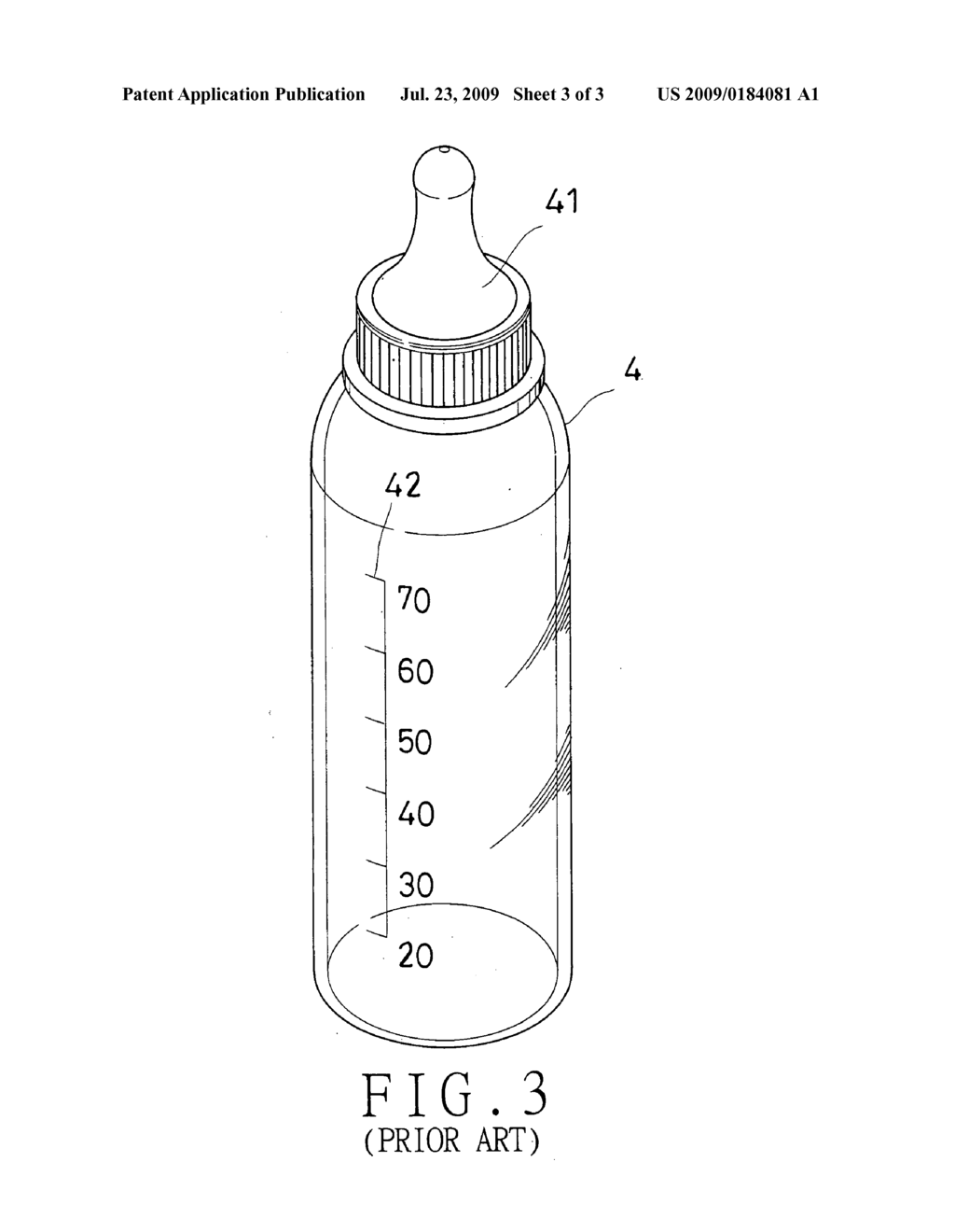 Temperature-sensing feeding bottle structure - diagram, schematic, and image 04