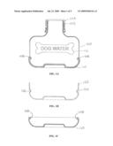 PORTABLE, NESTABLE STORAGE AND CARRYING MEANS FOR FOOD AND DRINK HAVING INTEGRATED RELEASABLE SERVING MEANS diagram and image