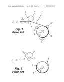 METHOD AND DEVICE FOR ROLLING UP A METAL STRIP diagram and image