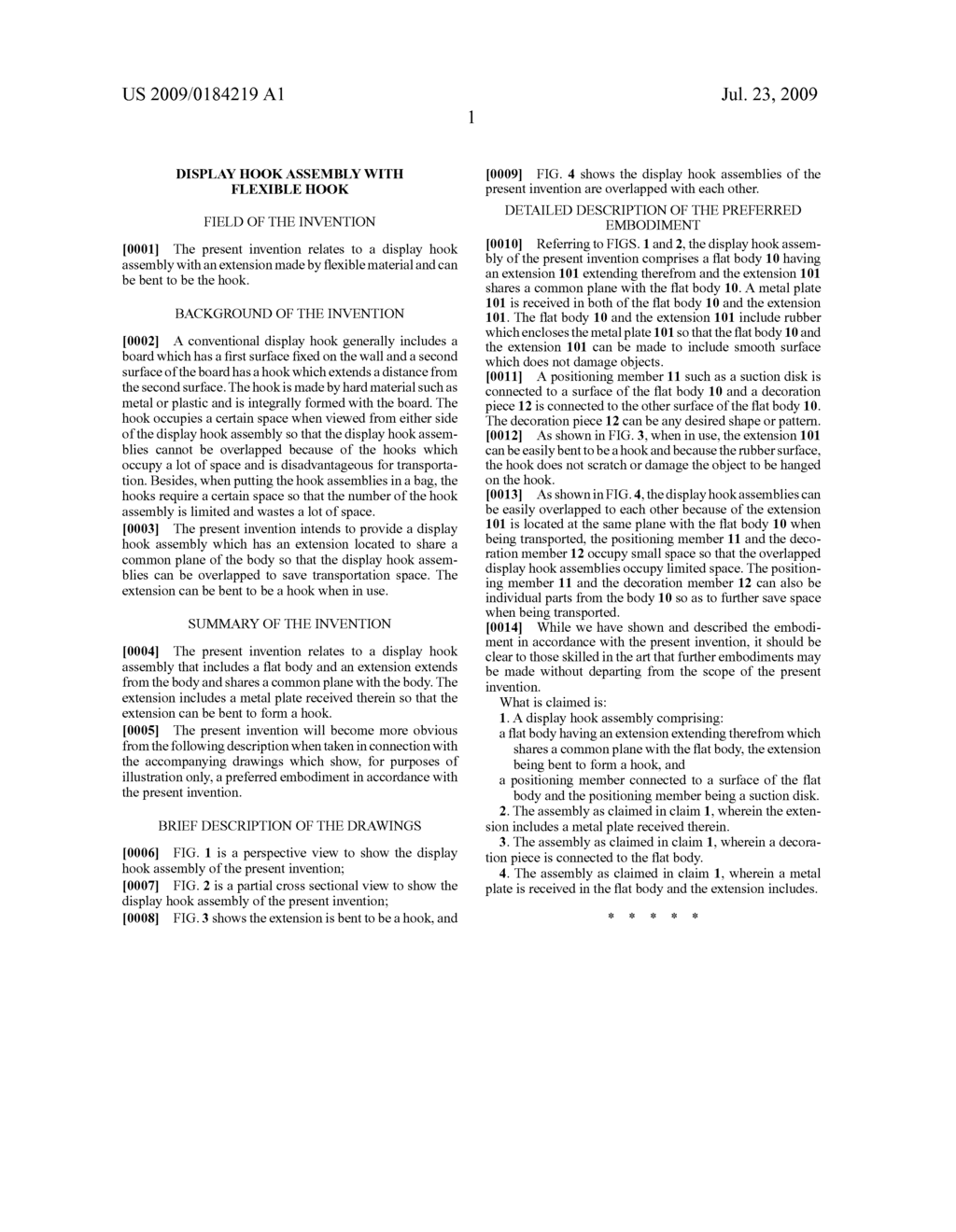 DISPLAY HOOK ASSEMBLY WITH FLEXIBLE HOOK - diagram, schematic, and image 06