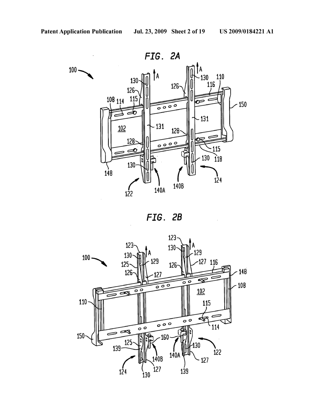 Flat panel display mounting - diagram, schematic, and image 03