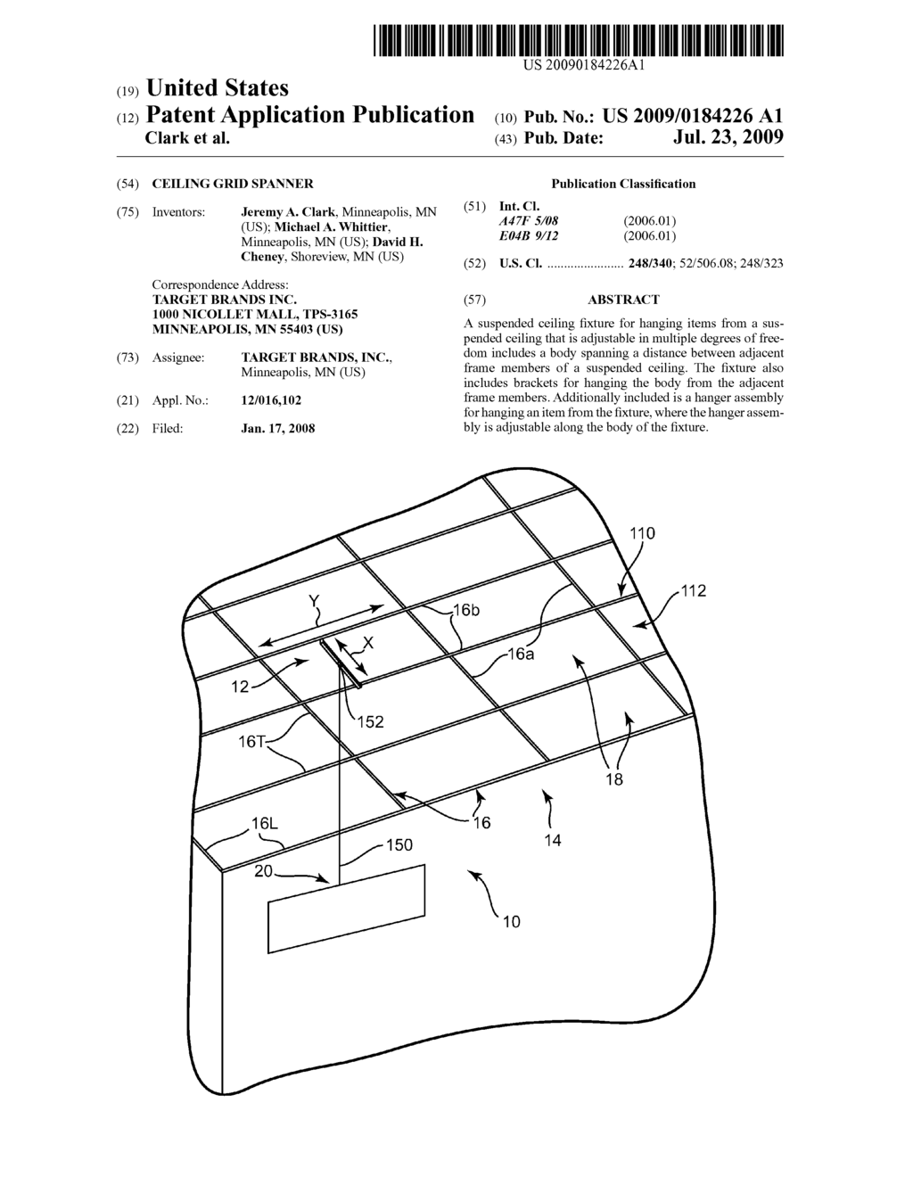 CEILING GRID SPANNER - diagram, schematic, and image 01