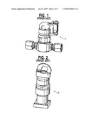 NORMALLY CLOSED PNEUMATIC DIAPHRAGM VALVE WITH MECHANICAL OVERRIDE WITH LOCKOUT diagram and image