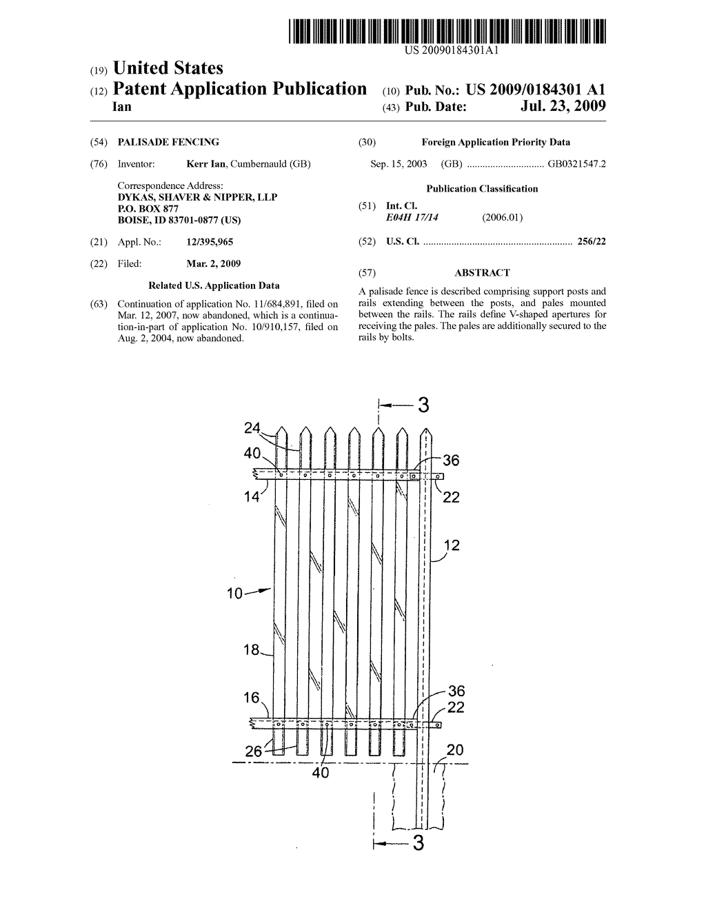 PALISADE FENCING - diagram, schematic, and image 01