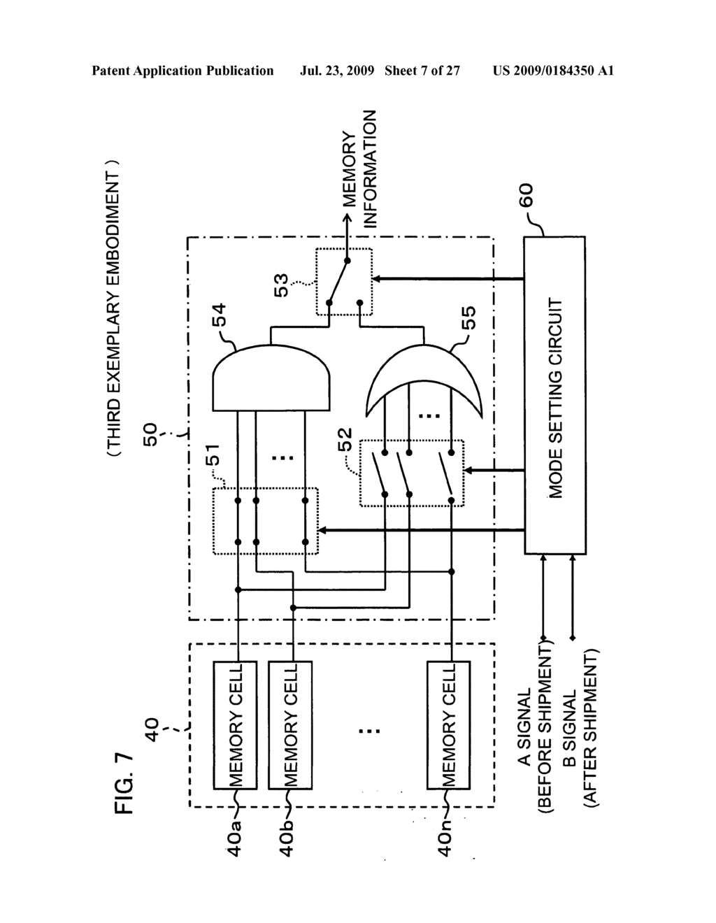 Non-volatile semiconductor memory device - diagram, schematic, and image 08