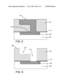 VIA GOUGING METHODS AND RELATED SEMICONDUCTOR STRUCTURE diagram and image