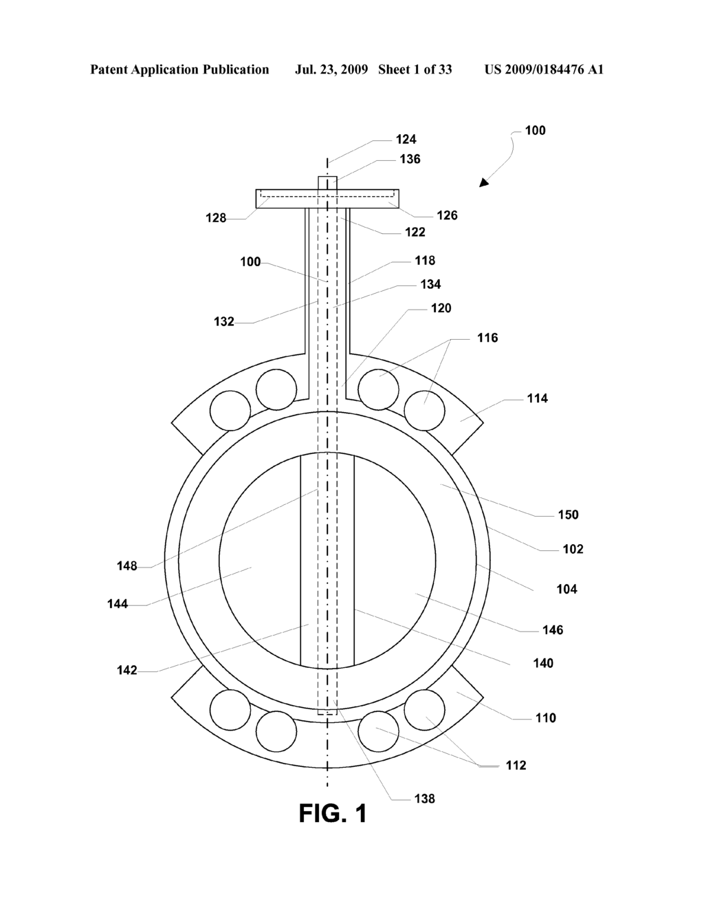 BUTTERFLY VALVE WITH A RIGID SEAL - diagram, schematic, and image 02