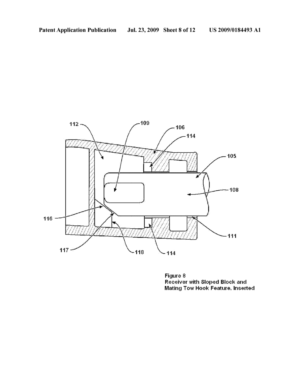 REMOVABLE TOW HOOKS AND TOW LOCKING SYSTEM - diagram, schematic, and image 09