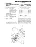 Knee protecting airbag device diagram and image