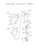 Knee protecting airbag device diagram and image