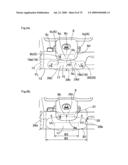 Knee protecting airbag device diagram and image