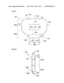 Knee protecting airbag device diagram and image