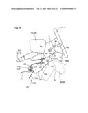 Knee protecting airbag device diagram and image