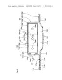 Knee protecting airbag device diagram and image