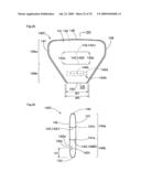 Knee protecting airbag device diagram and image