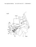 Knee protecting airbag device diagram and image