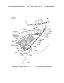 Knee protecting airbag device diagram and image