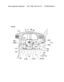 Knee protecting airbag device diagram and image