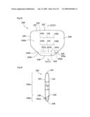 Knee protecting airbag device diagram and image