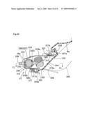 Knee protecting airbag device diagram and image