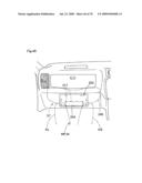 Knee protecting airbag device diagram and image