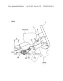 Knee protecting airbag device diagram and image