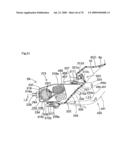 Knee protecting airbag device diagram and image