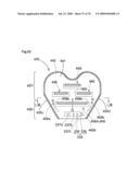 Knee protecting airbag device diagram and image