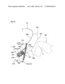 Knee protecting airbag device diagram and image