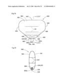 Knee protecting airbag device diagram and image