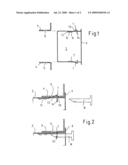 LOCKING ELEMENT FOR ATTACHING A HOUSING OF A HIGH-FREQUENCY DEVICE diagram and image