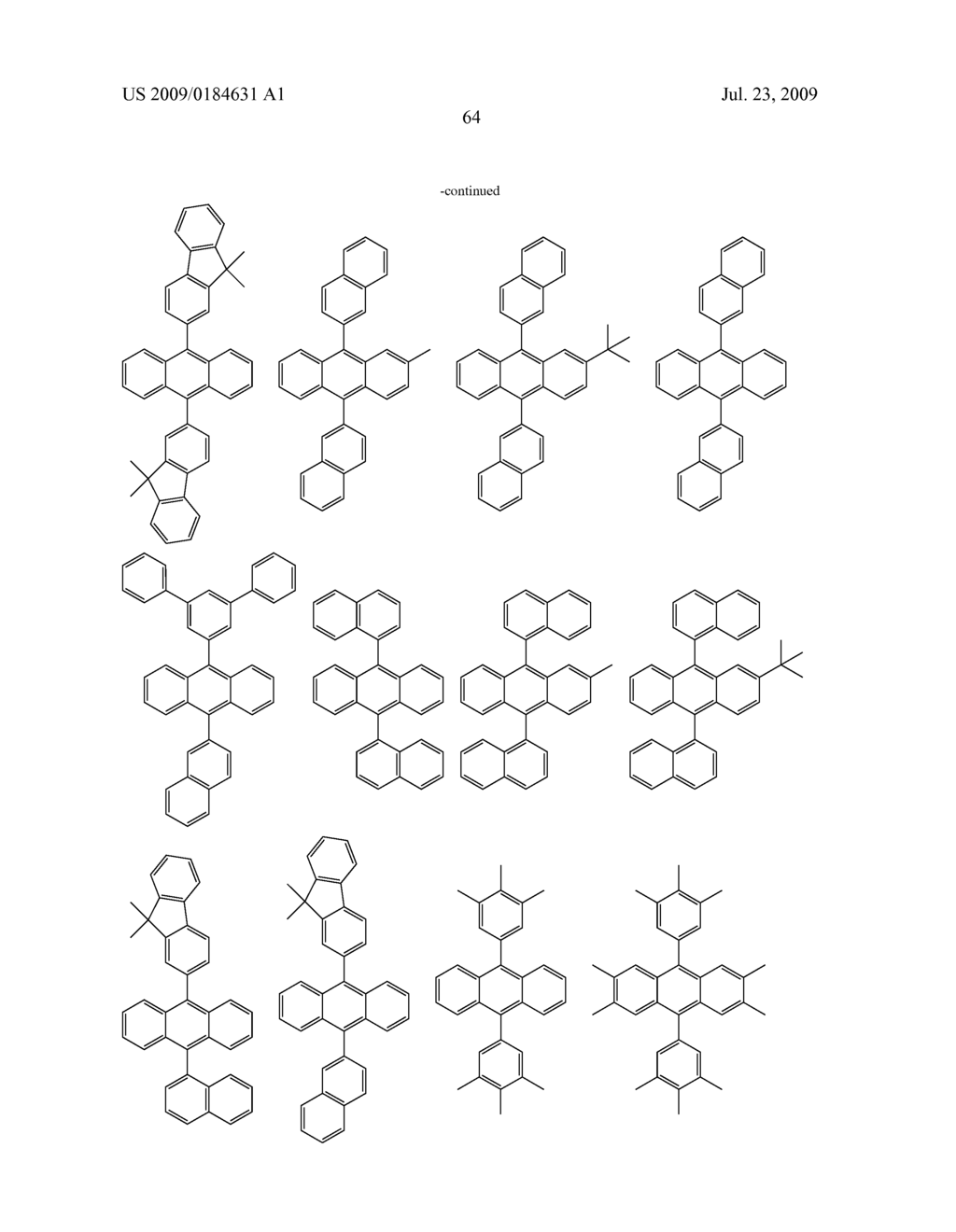 Novel red electroluminescent compounds and organic electroluminescent device using the same - diagram, schematic, and image 66