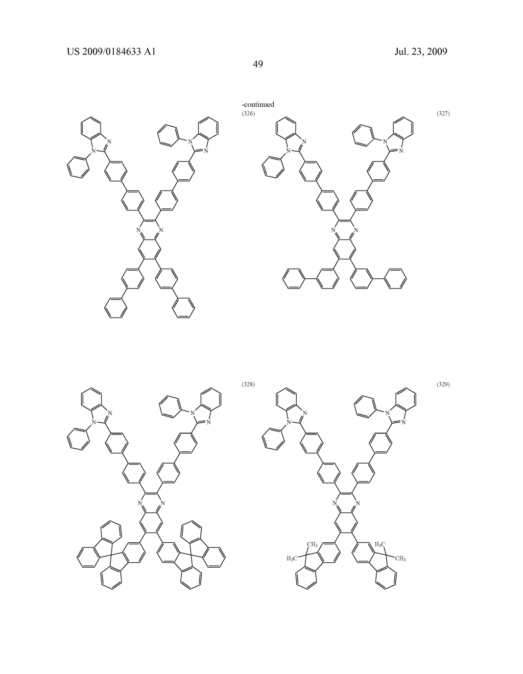 Quinoxaline Derivative, and Light-Emitting Element, Light-Emitting Device, and Electronic Appliance Using the Quinoxaline Derivative - diagram, schematic, and image 80