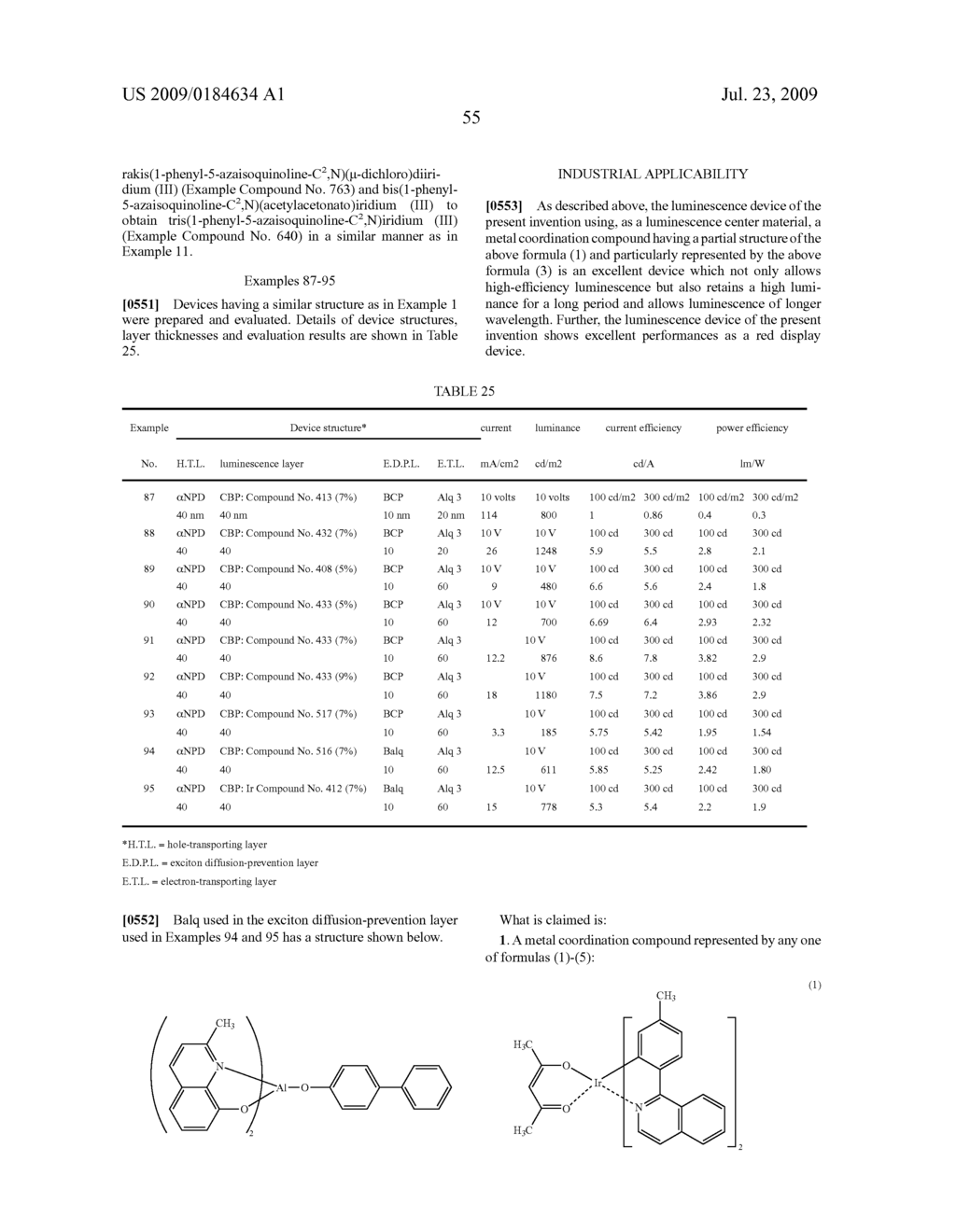 LUMINESCENCE DEVICE AND DISPLAY APPARATUS - diagram, schematic, and image 67