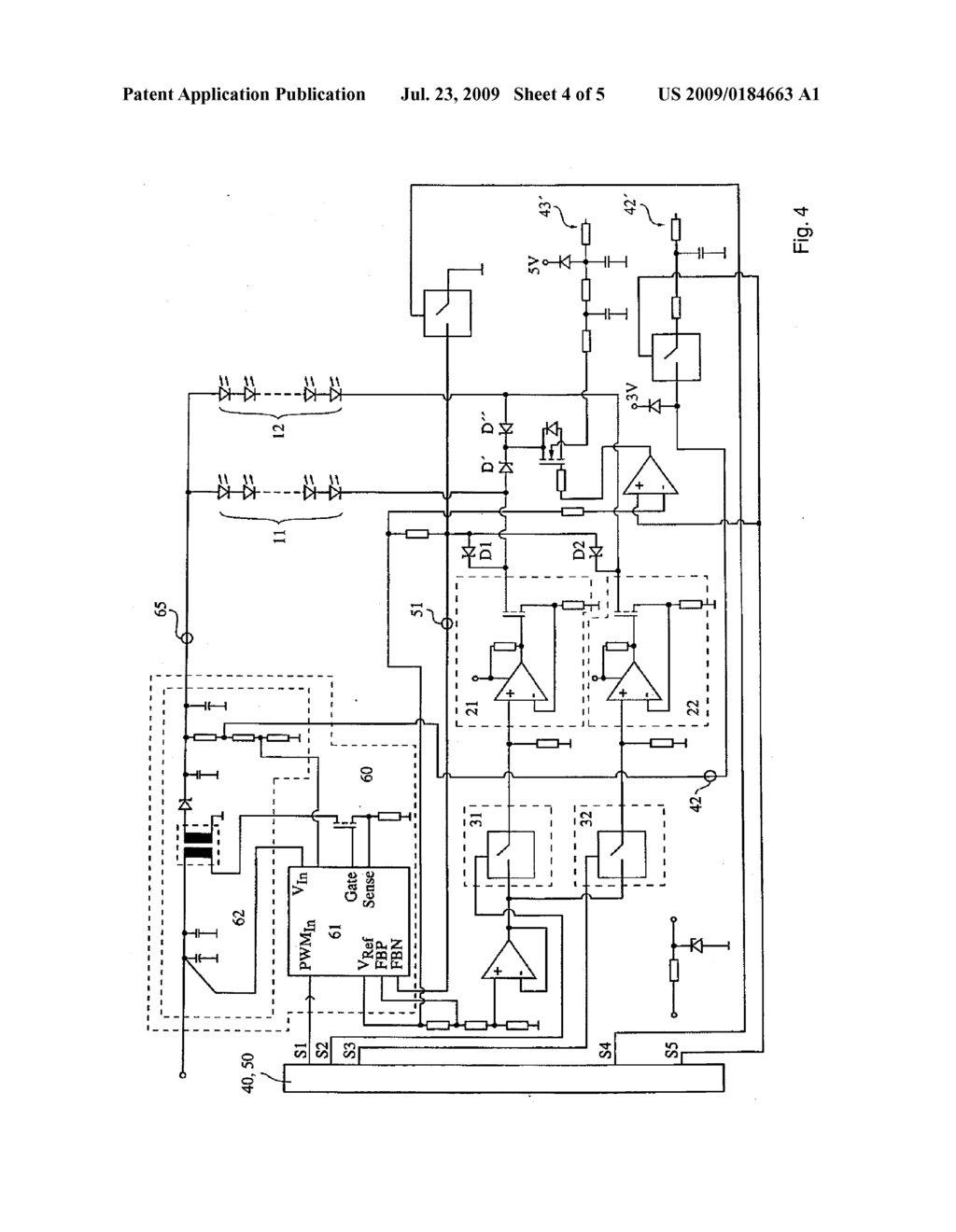 CIRCUIT FOR A MOTOR VEHICLE, IN PARTICULAR FOR ACTUATING A LIGHTING DEVICE - diagram, schematic, and image 05