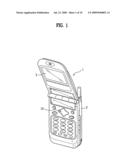 Optical joystick and portable electronic device having the same diagram and image