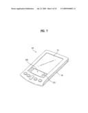 Optical joystick and portable electronic device having the same diagram and image